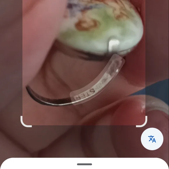 Sterling Silver Vintage Cameo Courting Couple Ring Size 6 - Picture 8 of 10